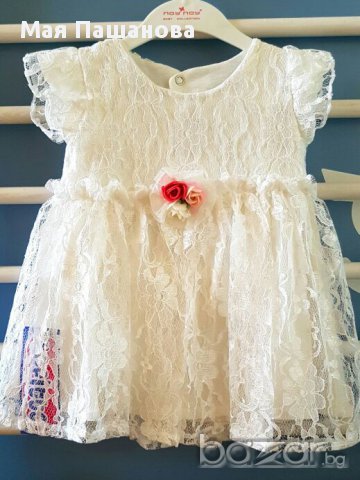 Дантелена рокличка / 68,74 размер, снимка 5 - Бебешки рокли - 16051702