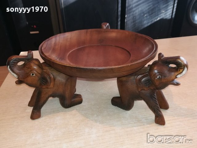 ретро колекция-композиция три слона-внос швеицария 33х14см, снимка 2 - Колекции - 20932427