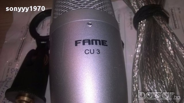 Fame cu3 микрофон-внос швеицария, снимка 9 - Микрофони - 15565341