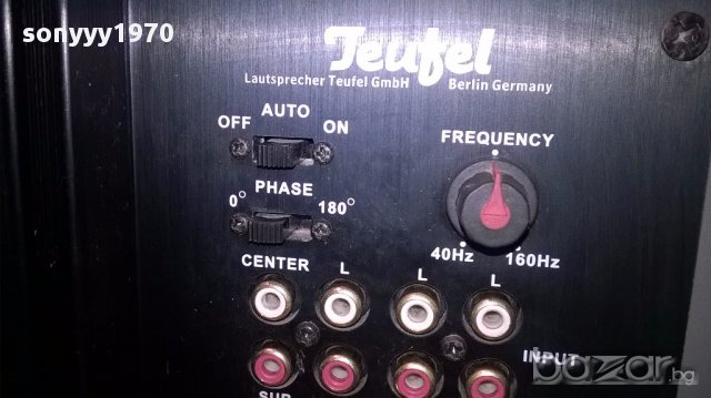 teufel-subwoofer 500watts-berlin germany-внос швеицария, снимка 6 - Ресийвъри, усилватели, смесителни пултове - 12661872