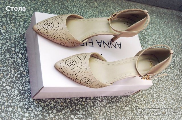 ANNA FIELD дамски обувки, официални, беж, нови, с кутия, беж, снимка 12 - Дамски обувки на ток - 18648536