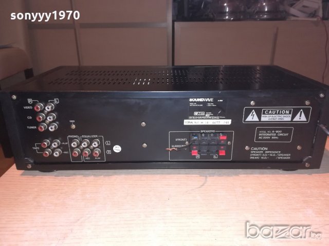 soundwave a-900-stereo amplifier-внос швеицария, снимка 8 - Ресийвъри, усилватели, смесителни пултове - 20257193