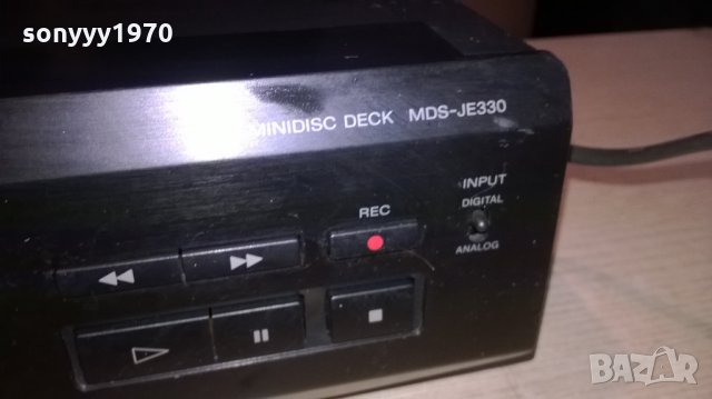 Sony mds-je330-minidisc deck-внос швеицария, снимка 12 - Ресийвъри, усилватели, смесителни пултове - 22678247
