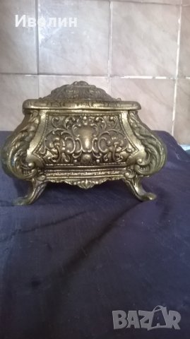 стара барокова кутия за бижута, снимка 4 - Антикварни и старинни предмети - 23809276