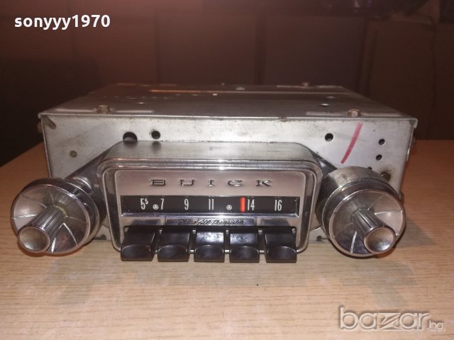 buick-delco radio div.kokomo indiana-made in usa-внос франция, снимка 3 - Ресийвъри, усилватели, смесителни пултове - 20344546