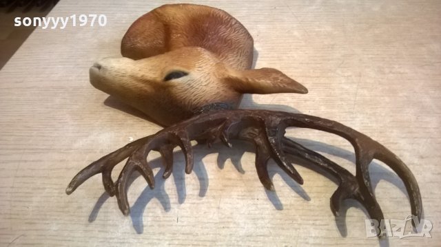 елен с рога-30х20х5см-внос швеицария, снимка 9 - Колекции - 23358731