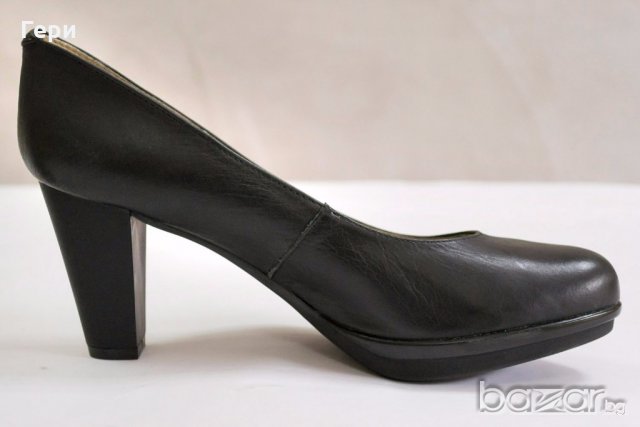 Естествена кожа черни дамски обувки Daneris by Liberitae, снимка 5 - Дамски ежедневни обувки - 18290060