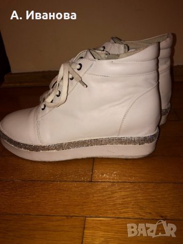 Дамски кецове естествена кожа Fabiano, снимка 8 - Кецове - 24238939