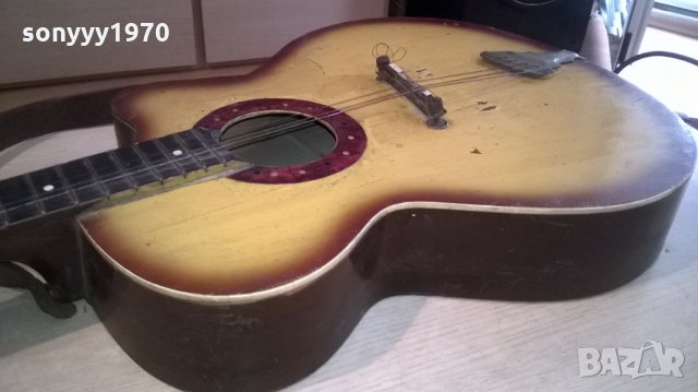 ПОРЪЧАНА-АНТИК-orfeus-ретро колекция-китара-102х40х8см, снимка 3 - Китари - 25186925