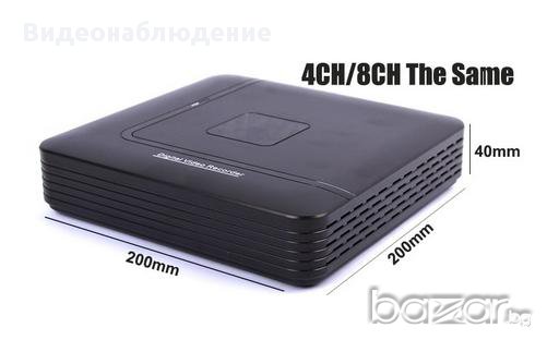 FULL HD AHD-М 720p AHR IP NVR 4 Канален DVR За Ahd-М / 720Р / 1080H Аналогови или IP Камери, снимка 9 - Камери - 14300795