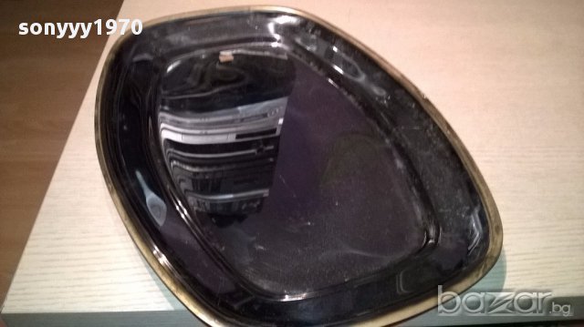 Oro 24k inox 18/10-поднос с позлата-45/31см-внос швеицария, снимка 9 - Други - 15461773