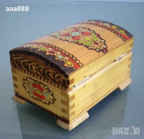 Дървени пирографирани кутии мускали, снимка 11 - Декорация за дома - 23642980