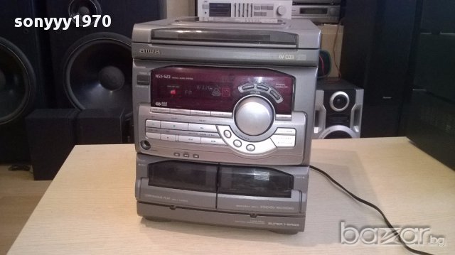 Aiwa nsx-s23 cd/tuner/aux/ampli/deck-внос швеицария, снимка 6 - Ресийвъри, усилватели, смесителни пултове - 14434960