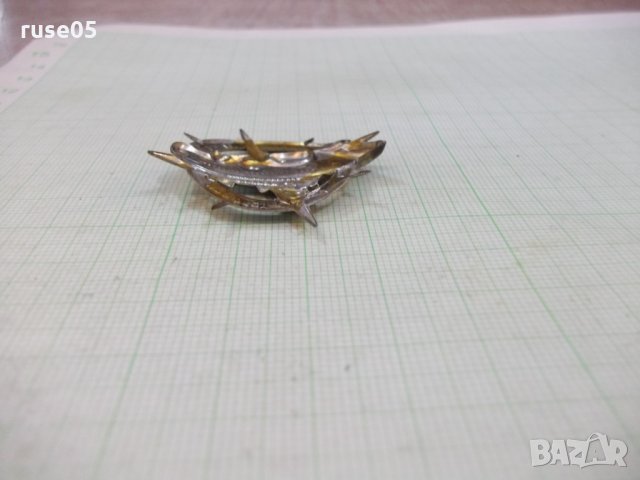 Апликация морска метална от стъклена чаша, снимка 5 - Други ценни предмети - 24073847