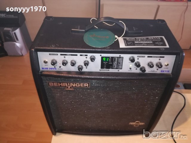 поръчано-behringer blue devil gx112 virtube technology-внос швеицария, снимка 8 - Ресийвъри, усилватели, смесителни пултове - 20811629