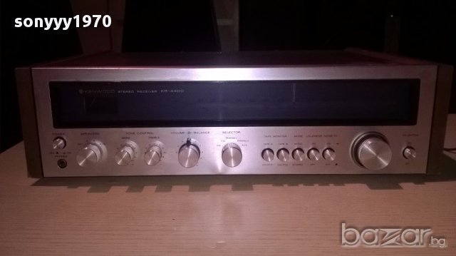 Kenwood kr-4400 stereo receiver-made in japan-внос швеицария, снимка 4 - Ресийвъри, усилватели, смесителни пултове - 13125933