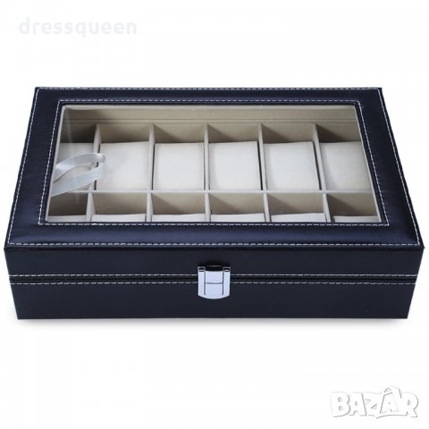 1757 Луксозна кутия за 12 броя часовници, снимка 8 - Мъжки - 24746817