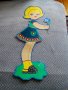 Стара картонена кукла, снимка 1 - Други ценни предмети - 25159697
