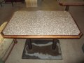 Бар маса с мрамор - голяма - внос от Германия, снимка 1 - Маси - 19623142