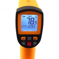 Цифров инфрачервен термометър 12:1 Пирометър до 700° C, снимка 4 - Други инструменти - 21671680