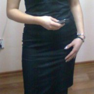 Класическа малка черна рокля изчистен дизайн с цепка отзад вечерна официална рокля бална черна рокля, снимка 3 - Рокли - 14255073