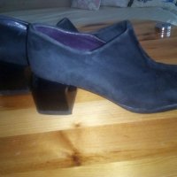Български обувки от естествен велур, снимка 3 - Дамски обувки на ток - 25349307