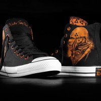 ПРОМО 🍊 CONVERSE ALL STAR № 35½ и 36 🍊 Дамски кецове BLACK&ORANGE нови с кутия, снимка 5 - Кецове - 22277662