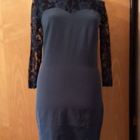Нова синя рокля с дантела с етикет Caliope, снимка 3 - Рокли - 25517739