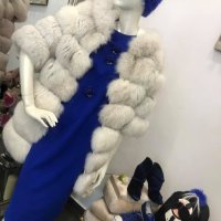 Дамско палто от лисица код 054, снимка 1 - Палта, манта - 24105889