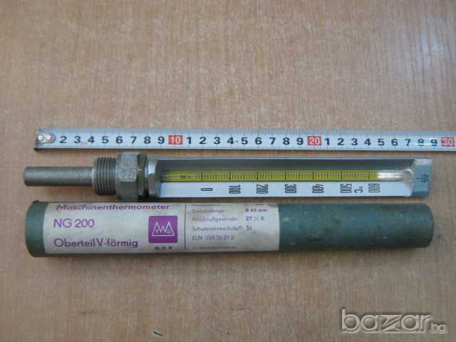 Термометър машинен от 0 до 600 градуса по целзий, снимка 1