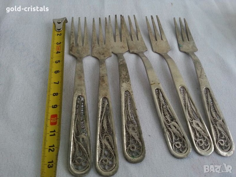 Стари руски прибори филигран, снимка 1