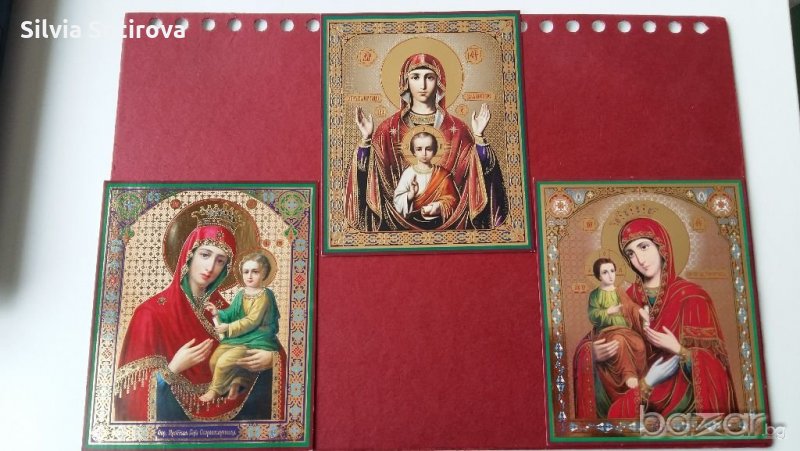 ТРИ ЧУДОТВОРНИ ИКОНИ ОТ РУСКАТА ЧЕРКВА, снимка 1