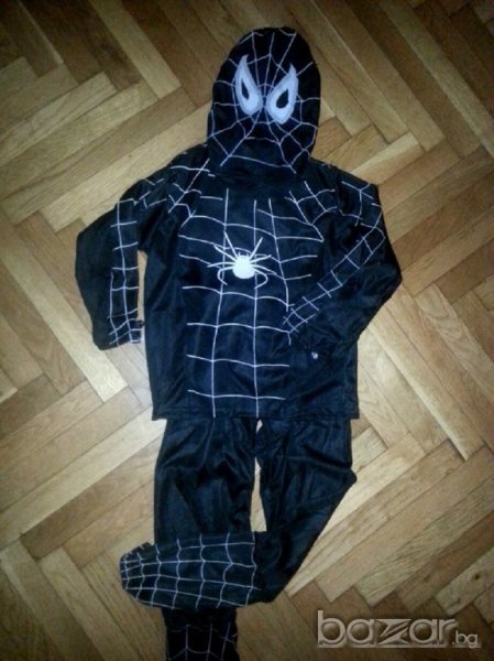 Костюм на черен Спайдърмен.Нови,различни размери., снимка 1