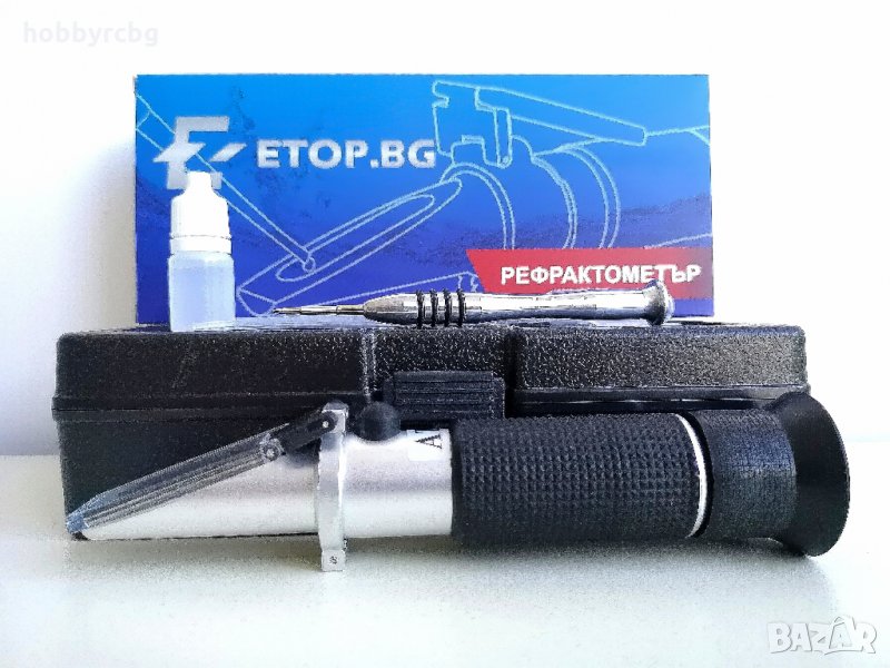 Захаромер Рефрактометер за плодов сок, вино, Brix 0-32%, снимка 1