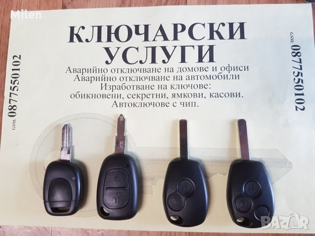 Ключ кутийка за Рено Дачия, снимка 6 - Аксесоари и консумативи - 20952703