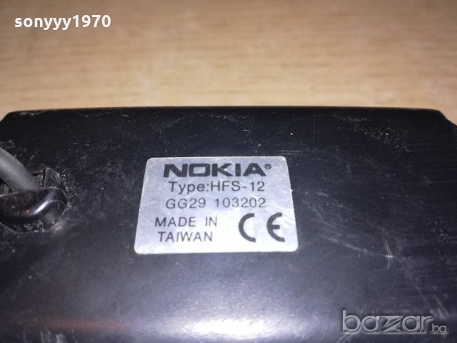 nokia hfs-12 made in taiwan-тонколона-внос швеицария, снимка 5 - Тонколони - 20840007