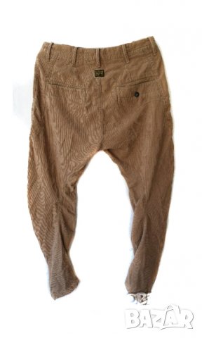 G-star Bronson Chino 3D Loose Tapered Coj мъжки джинсов панталон кафяв, снимка 2 - Панталони - 23451728