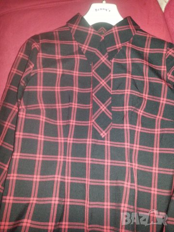 Рокля с дълъг ръкав и платка, снимка 3 - Рокли - 23118073