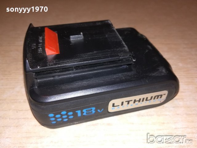 black&decker battery pack-lithium-внос швеицария, снимка 5 - Други инструменти - 21462094