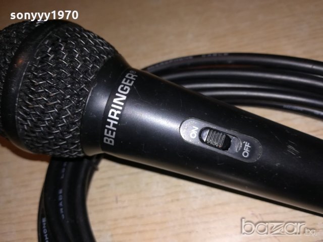 behringer profi microphone с кабел и държач-внос швеицария, снимка 7 - Микрофони - 20231890