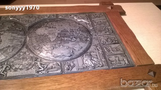 sold out//ПОРЪЧАНА-Масивна картина-олово/дърво 95/57см-внос швеицария, снимка 11 - Антикварни и старинни предмети - 16707329