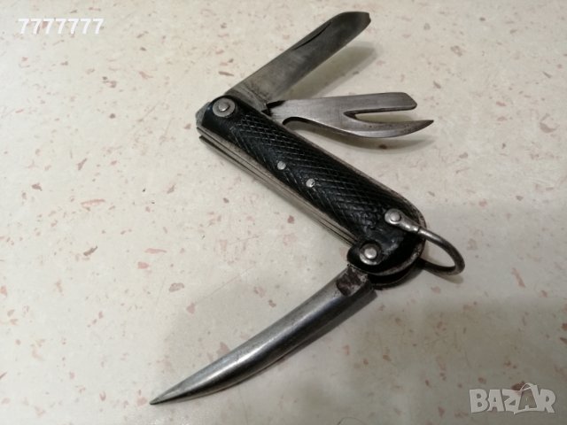 Стар военен джобен нож, снимка 4 - Антикварни и старинни предмети - 24852397
