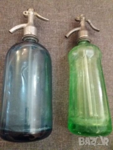 Стари цветни бутилки (сифони)за сода. , снимка 2 - Колекции - 24074944
