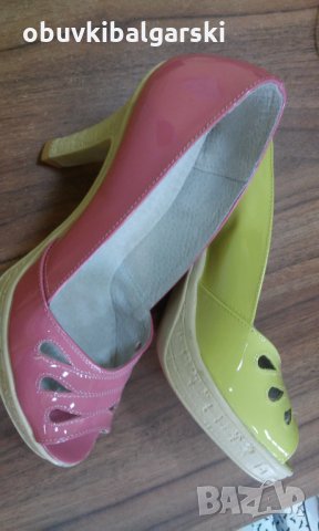 2 чифта за 40 лв Ест Лак Много Сладки Български Обувки №35;37, снимка 2 - Дамски обувки на ток - 11463131