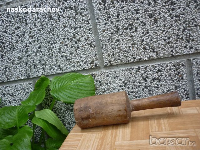 Автентично старинно дървено чукало, снимка 11 - Антикварни и старинни предмети - 19505628