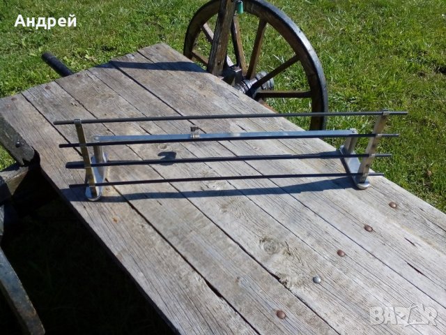 Стара метална закачалка, снимка 3 - Антикварни и старинни предмети - 22060006