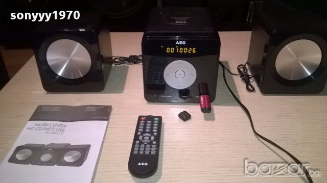 Aeg mc4463-usb/cd/tuner/aux/ampl+2 колони-внос швеицария, снимка 10 - Ресийвъри, усилватели, смесителни пултове - 13278039