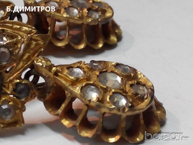 Старинни дамски обици, снимка 16 - Обеци - 12389214