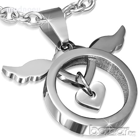 Висулка Ангелски крила - стомана