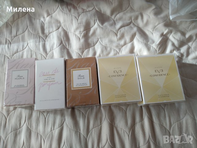 Дамски парфюм Avon- Viva la Vita; Rare PEARLS; Eve Confidence; , снимка 2 - Дамски парфюми - 24421464